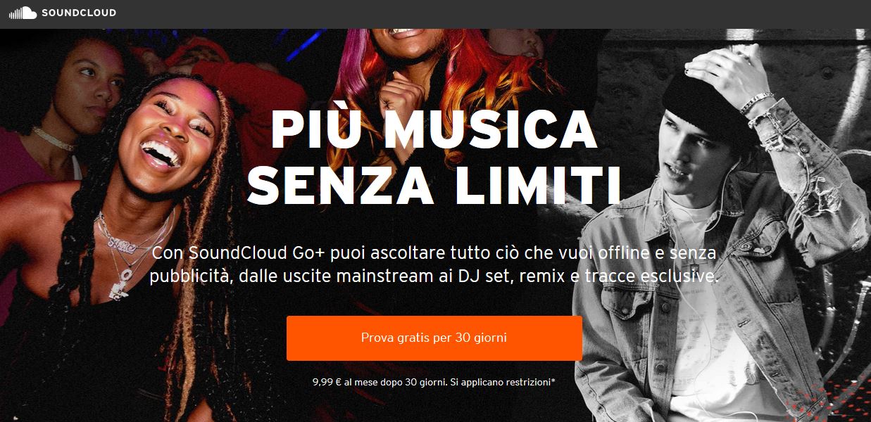 Money, it's a gas! | Debutto italiano per SoundCloud Go+, versione ...